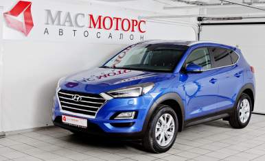 Hyundai Tucson 2020 Голубой металлик
