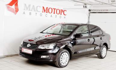 Volkswagen Polo 2019 Черный