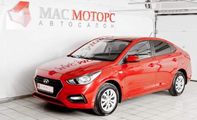 Hyundai Solaris 2019 Красный металлик